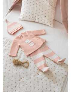 CONJ. POLAINA FELPA CON GORRO