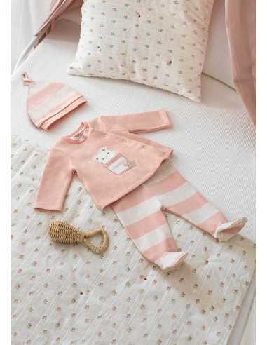 CONJ. POLAINA FELPA CON GORRO