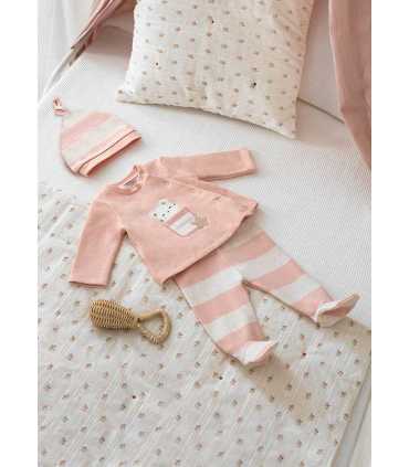 CONJ. POLAINA FELPA CON GORRO