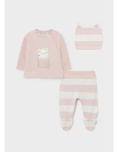 CONJ. POLAINA FELPA CON GORRO