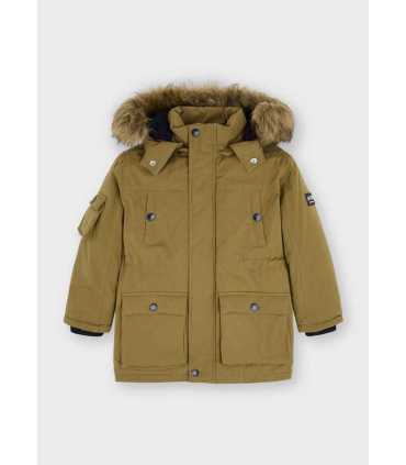 PARKA CAPUCHA DE PELO