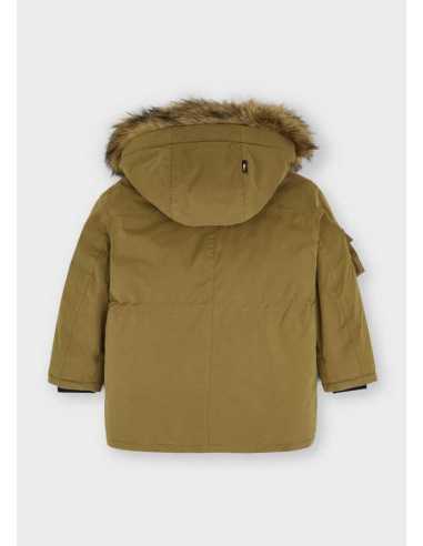 PARKA CAPUCHA DE PELO