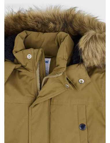 PARKA CAPUCHA DE PELO