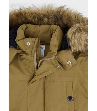 PARKA CAPUCHA DE PELO