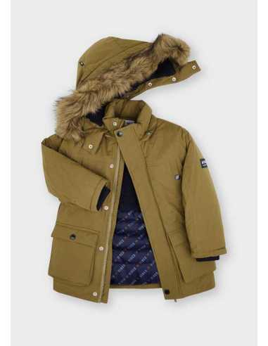 PARKA CAPUCHA DE PELO