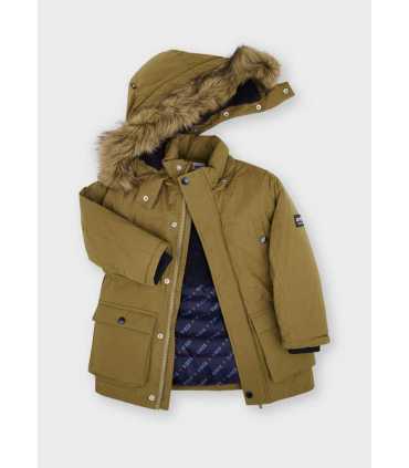 PARKA CAPUCHA DE PELO