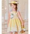 VESTIDO ORGANZA BORDADA